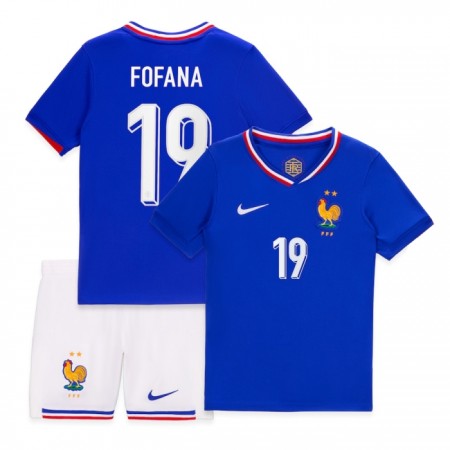 Francie Fofana 19 Domácí ME 2024 - Dětské Fotbalové Dresy (S/S) Francie Fofana 19 Domácí ME 2024 - Dětské Fotbalové Dresy (S/S)